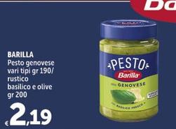 Offerta per Pesto a 2,19€ in Carrefour Market