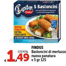 Offerta per  Findus - Bastoncini Di Merluzzo Nuova Panatura  a 1,49€ in Carrefour Market