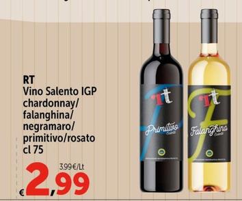 Offerta per RT - Vino Salento IGP Primitivo a 2,99€ in Carrefour Market