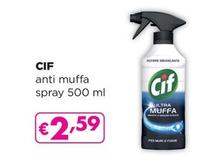 Offerta per Cif - Anti Muffa Spray a 2,59€ in La Saponeria