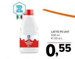 Offerta per Latte parzialmente scremato a 0,55€ in Todis