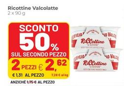 Offerta per Valcolatte - Ricottine a 1,31€ in Coop