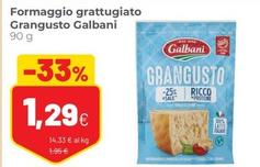 Offerta per Galbani - Formaggio Grattugiato Grangusto a 1,29€ in Coop