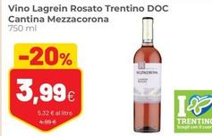 Offerta per Cantina Mezzacorona - Vino Lagrein Rosato Trentino DOC  a 3,99€ in Coop