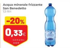 Offerta per San Benedetto - Acqua Minerale Frizzante a 0,33€ in Coop