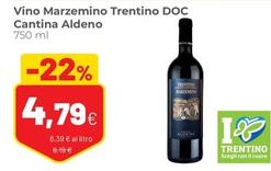 Offerta per Cantina Aldeno - Vino Marzemino Trento DOC a 4,79€ in Coop