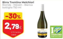 Offerta per Melchiori - Birra Trentina a 2,79€ in Coop