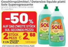 Offerta per Sole - Detersivo Liquido Piatti a 1,34€ in Coop