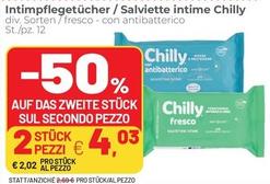 Offerta per Chilly - Salviette Intime a 2,02€ in Coop