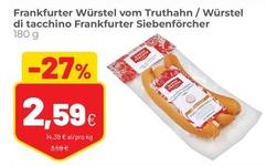 Offerta per Frankfurter - Würstel Di Tacchino a 2,59€ in Coop