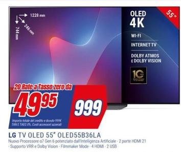 Offerta per Oled Tv a 49,95€ in Leonardelli