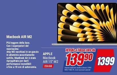 Offerta per Macbook air a 139,9€ in Leonardelli