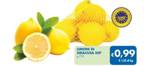 Offerta per Limoni Di Siracusa IGP a 0,99€ in MD