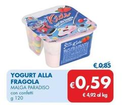 Offerta per Malga Paradiso - Yogurt Alla Fragola a 0,59€ in MD