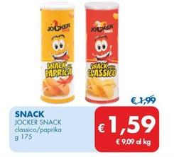 Offerta per Jocker Snack - Snack a 1,59€ in MD