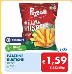 Offerta per Pizzoli - Patatine Rustiche a 1,59€ in MD