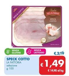 Offerta per La Fattoria - Speck Cotto a 1,49€ in MD