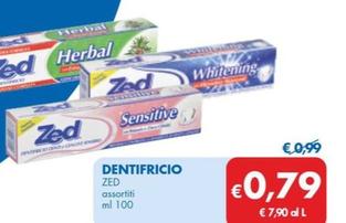 Offerta per Zed - Dentifricio a 0,79€ in MD