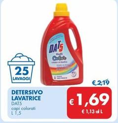 Offerta per Dat5 - Detersivo Lavatrice  a 1,69€ in MD