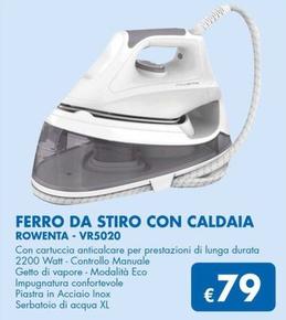 Offerta per Rowenta - Ferro Da Stiro Con Caldaia VR5020 a 79€ in MD