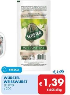 Offerta per Senfter - Wurstel Weisswurst a 1,39€ in MD