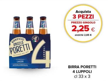 Offerta per Angelo Poretti - Birra 4 Luppoli a 2,25€ in Oasi
