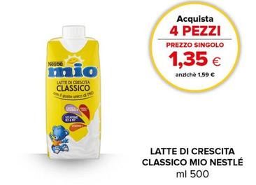 Offerta per Nestlè - Latte Di Crescita Classico Mio a 1,35€ in Oasi
