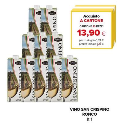 Offerta per Ronco - Vino San Crispino a 13,9€ in Oasi