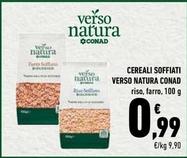 Offerta per Conad - Verso Natura Cereali Soffiati a 0,99€ in Conad