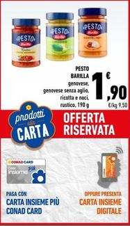 Offerta per Barilla - Pesto a 1,9€ in Conad