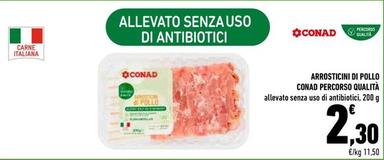Offerta per Conad - Arrosticini Di Pollo Percorso Qualità a 2,3€ in Conad