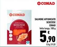Offerta per Conad - Salmone Affumicato Scozzese a 5,9€ in Conad