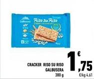 Offerta per Galbusera - Riso Su Riso Cracker a 1,75€ in Conad