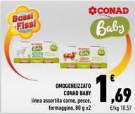 Offerta per Conad - Omogeneizzato Baby a 1,69€ in Conad Superstore