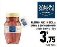 Offerta per Conad - Filetti Di Alici Di Sicilia Sapori & Dintorni a 3,75€ in Conad Superstore
