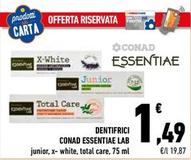 Offerta per Conad - Dentifrici Essentiae Lab a 1,49€ in Conad Superstore