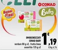 Offerta per Conad - Omogeneizzati Baby a 1,19€ in Conad Superstore