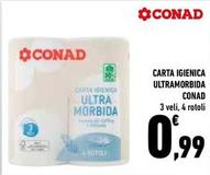 Offerta per Conad - Carta Igienica Ultramorbida a 0,99€ in Conad Superstore