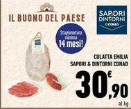 Offerta per Conad - Culatta Emilia Sapori & Dintorni a 30,9€ in Conad Superstore