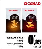 Offerta per  Conad - Tortillas Di Mais  a 0,85€ in Conad City
