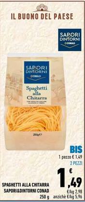 Offerta per  Conad - Spaghetti Alla Chitarra Sapori&Dintorni  a 1,49€ in Conad City