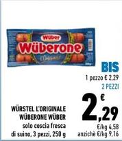 Offerta per Wuber - Würstel L'originale Wüberone a 2,29€ in Conad City