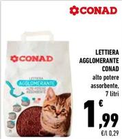 Offerta per  Conad - Lettiera Agglomerante  a 1,99€ in Conad City