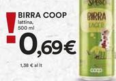 Offerta per Birra a 0,69€ in Coop