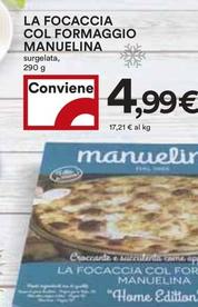 Offerta per Manuelina - La Focaccia Col Formaggio a 4,99€ in Coop