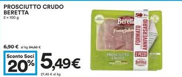 Offerta per Beretta - Prosciutto Crudo a 5,49€ in Coop