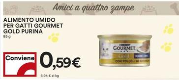 Offerta per Gourmet Purina - Alimento Umido Per Gatti Gold a 0,59€ in Coop