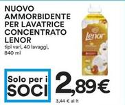 Offerta per Lenor - Nuovo Ammorbidente Per Lavatrice Concentrato a 2,89€ in Coop