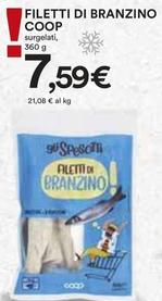 Offerta per Coop - Filetti Di Branzino a 7,59€ in Coop
