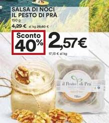 Offerta per Il Pesto Di Prà - Salsa Di Noci a 2,57€ in Coop